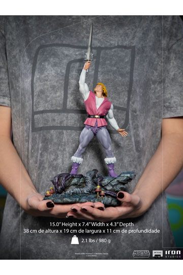 Masters of the Universe Art Scale Statue 1/10 Prince Adam 38 cm