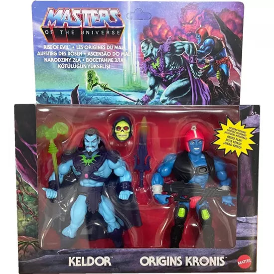 KELDOR AND KRONIS MATTEL FIGURES MOTU ORIGINS (MASTERS OF THE UNIVERSE)