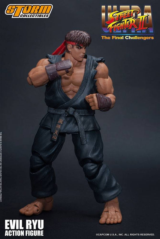Ultra Street Fighter II: The Final Challengers Action Figure 1/12 Evil Ryu 15 cm