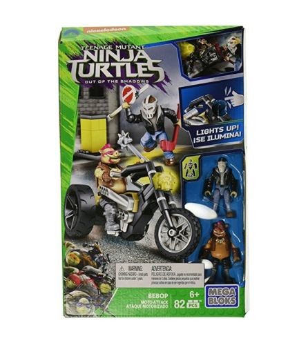 Mega Bloks Teenage Mutant Ninja Turtles Bebop Moto Attack
