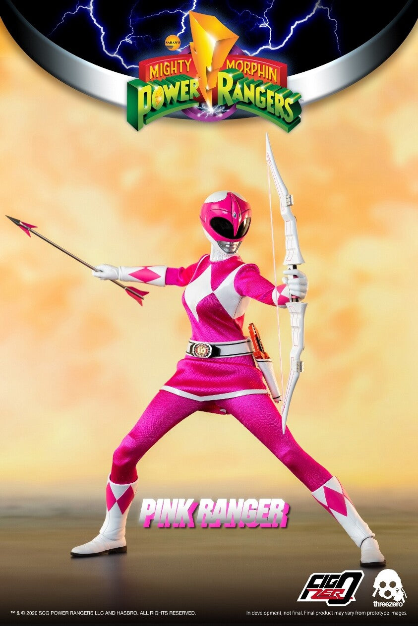 Mighty Morphin Power Rangers FigZero Action Figure 1 6 Pink Ranger 30 Co Toys