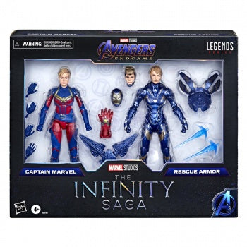 The Infinity Saga Marvel Legends Action Figures 2021 Captain Marvel and Rescue Armor