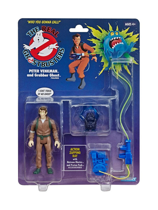 The Real Ghostbusters Kenner Classics Action Figures 13 cm 2020 Wave 1 Peter Venkman and Grabber Ghost