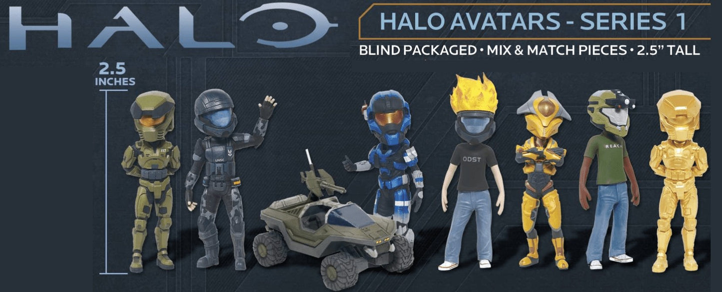 McFarlane Toys Action Figure - Halo Avatar Figures Series 1 - PACK (2.5 inch)