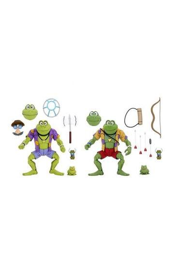 Teenage Mutant Ninja Turtles Action Figure 2-Pack Genghis & Rasputin Frog 18 cm