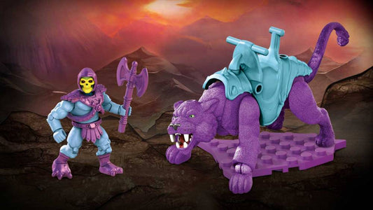 Mattel Mega Construx Probuilder Masters of the Universe Skeletor and Panthor