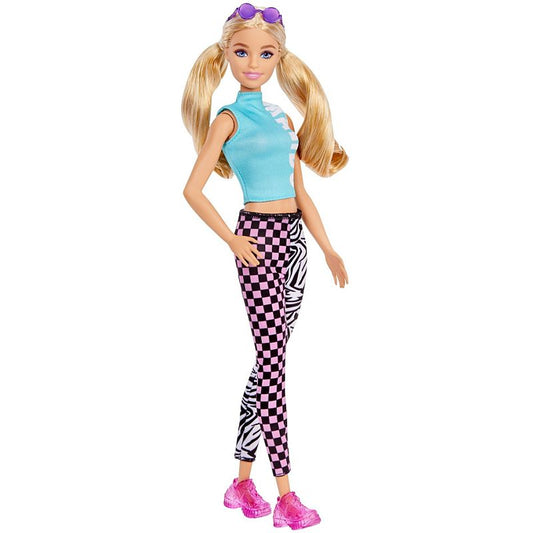 Barbie Fashionistas Doll #158 with Blonde Hair with Malibu Dress