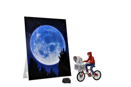 E.T. the Extra-Terrestrial: 40th Anniversary - Elliot and E.T. on Bicycle 7 inch Action Figure