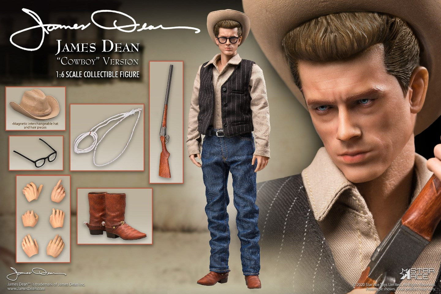 James Dean: Cowboy 1:6 Scale Figure