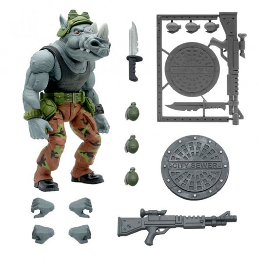 Teenage Mutant Ninja Turtles Ultimates Action Figure Rocksteady 20 cm