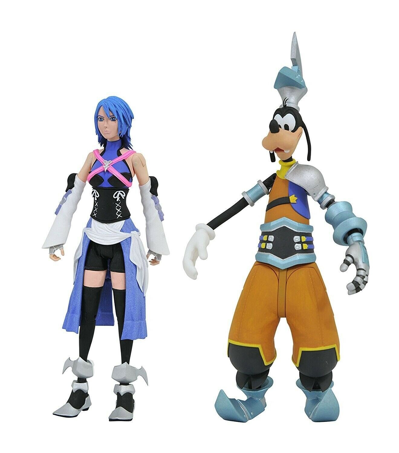 Kingdom Hearts Collector's Action Figures Aqua and Goofy