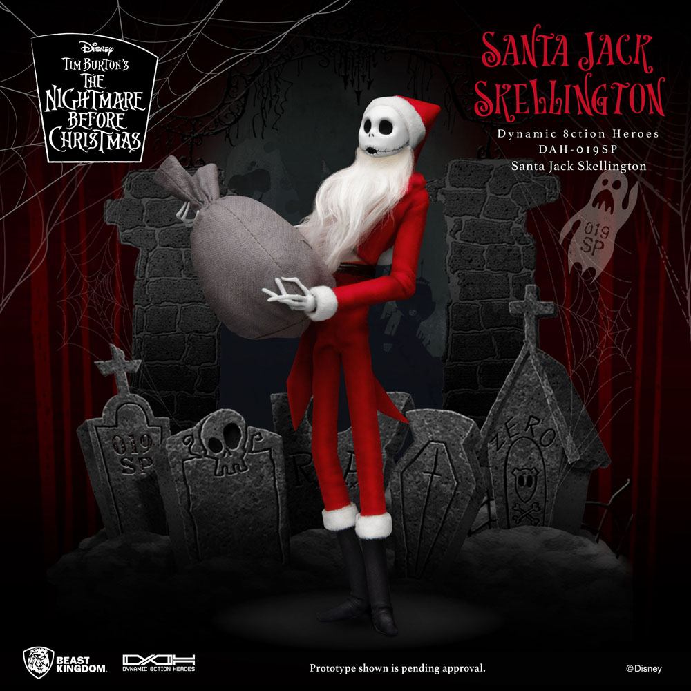 Nightmare Before Christmas: Santa Jack Skellington 1:9 Scale Figure