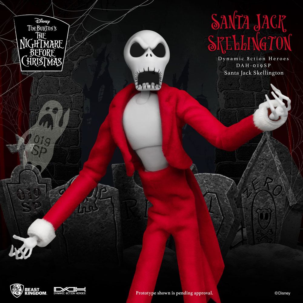 Nightmare Before Christmas: Santa Jack Skellington 1:9 Scale Figure