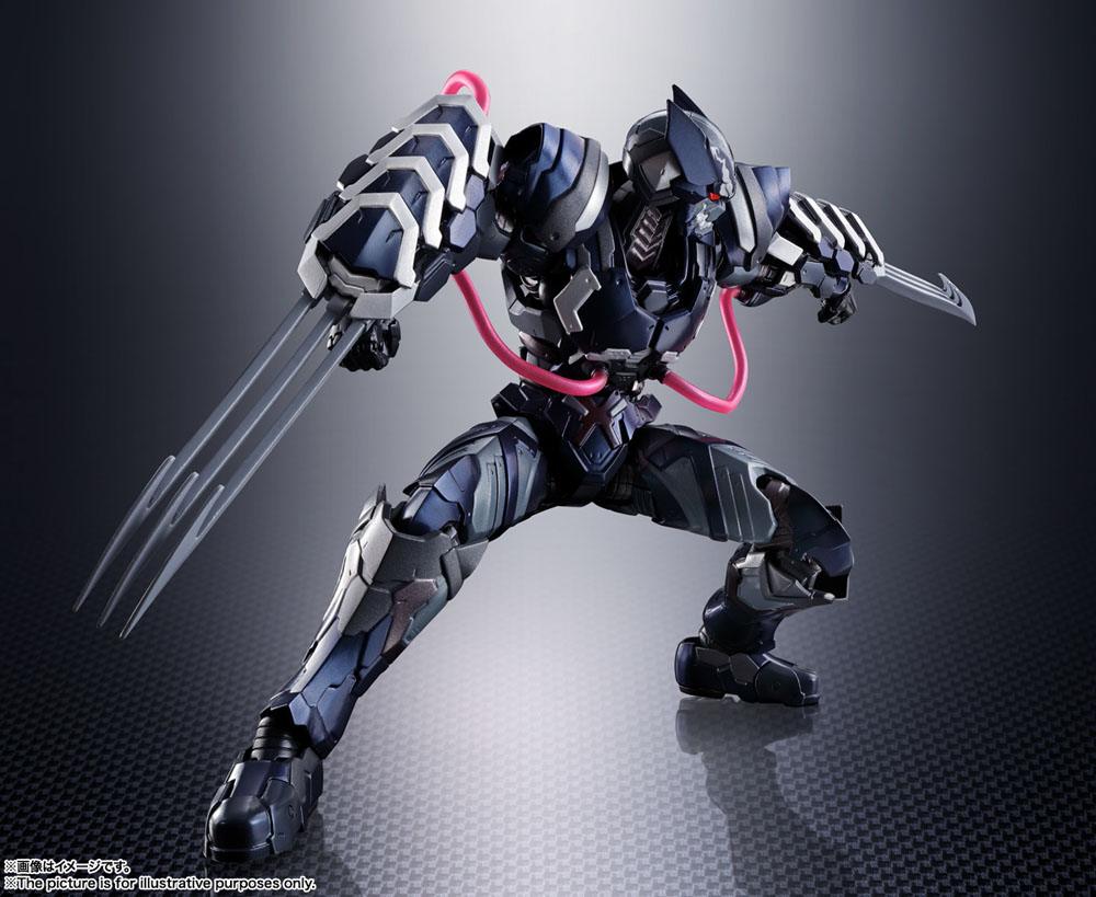 Tech-On Avengers S.H. Figuarts Action Figure Venom Symbiote Wolverine 16 cm