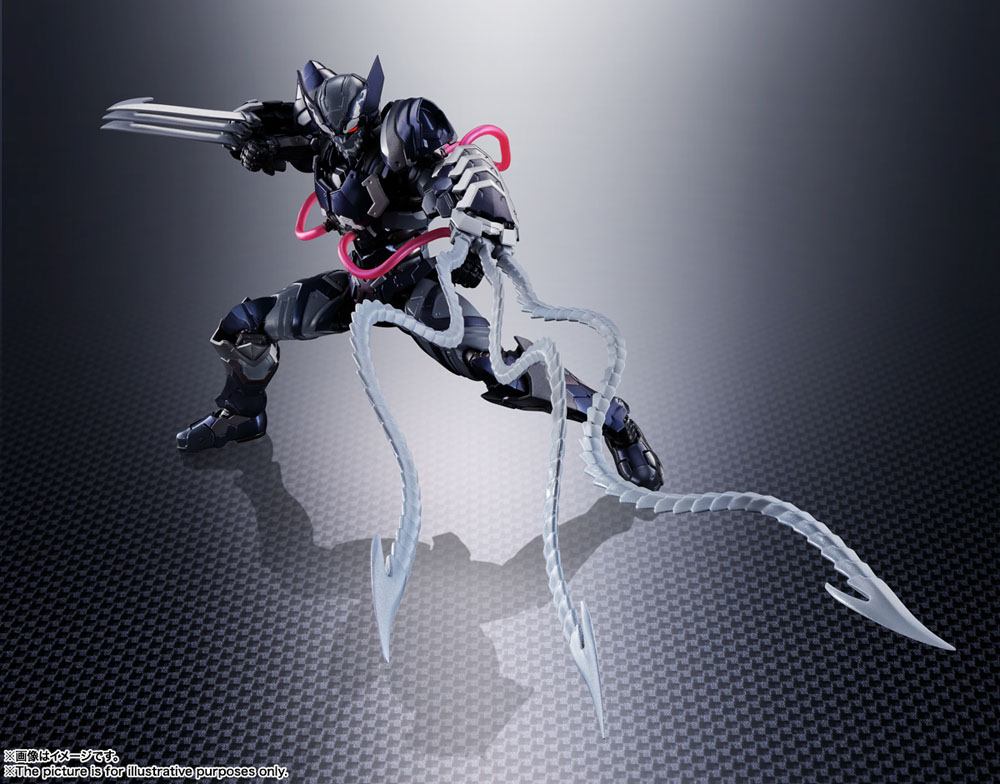 Tech-On Avengers S.H. Figuarts Action Figure Venom Symbiote Wolverine 16 cm