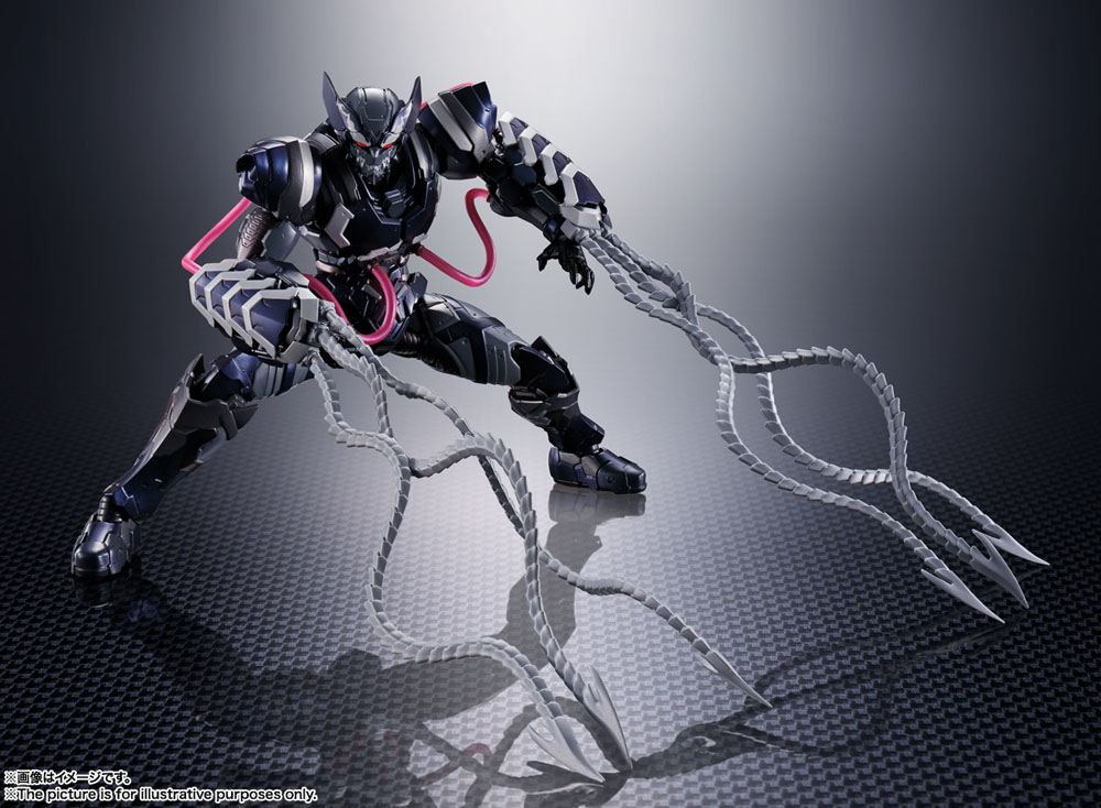 Tech-On Avengers S.H. Figuarts Action Figure Venom Symbiote Wolverine 16 cm