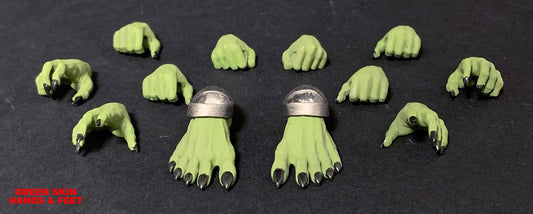 Mythic Legions: Arethyr Action Figure Accessory Green Skin Hands & Feet