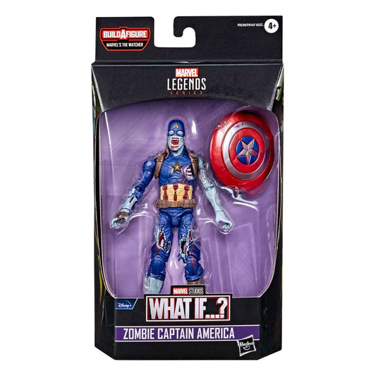 Avengers Disney Plus Marvel Legends Series Action Figures 15 cm 2022 Wave 1 Zombie Captain America (What If...?)