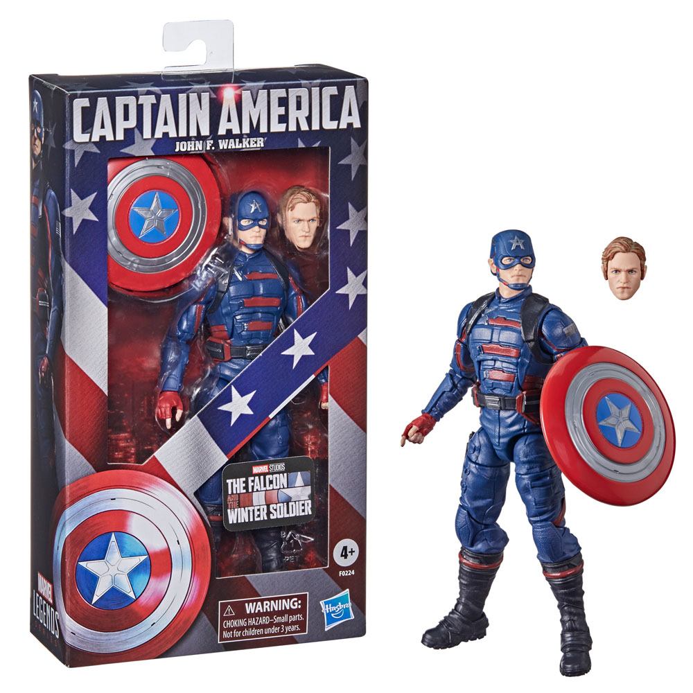 The Falcon and the Winter Soldier Marvel Legends Action Figure 2021 Captain America (John F. Walker)