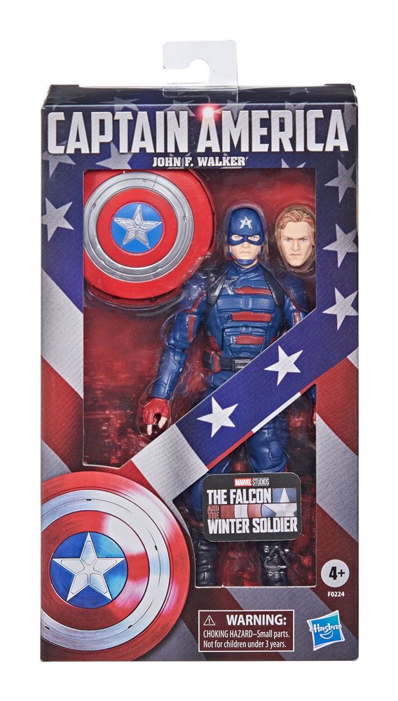 The Falcon and the Winter Soldier Marvel Legends Action Figure 2021 Captain America (John F. Walker)