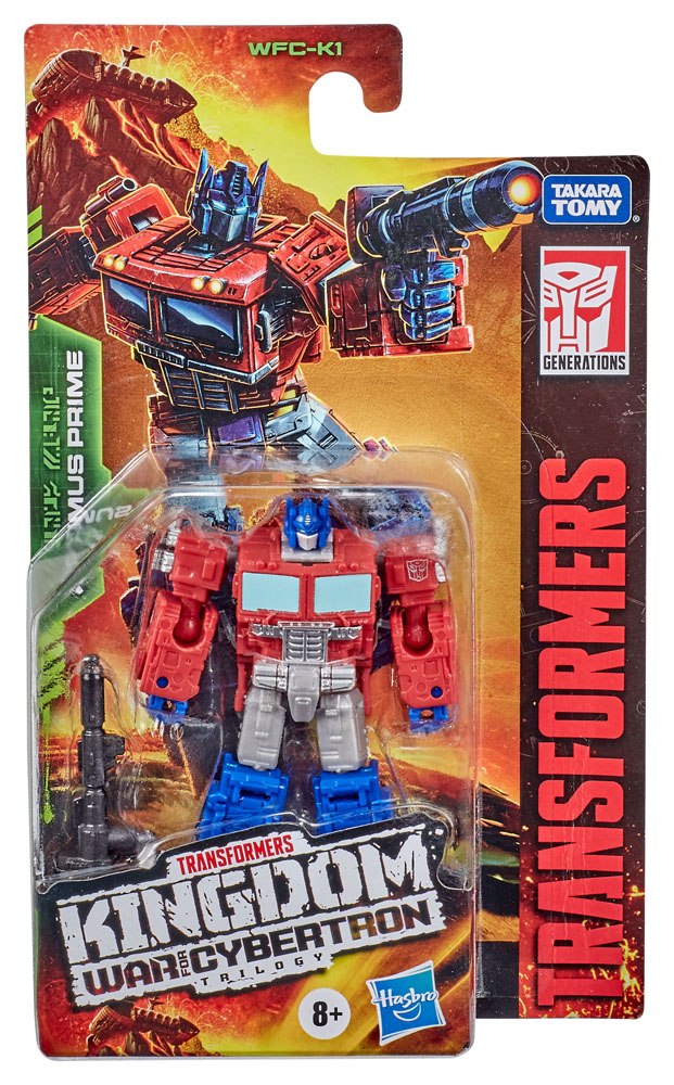 Transformers Generations War for Cybertron: Kingdom Action Figures Core Class 2021 W1 Optimus Prime