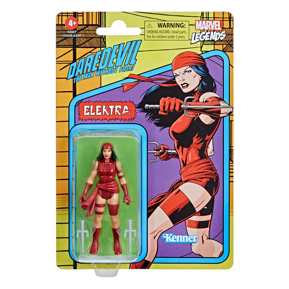 Marvel Legends Retro Collection Series Action Figures 10 cm 2021 Wave 2 Elektra
