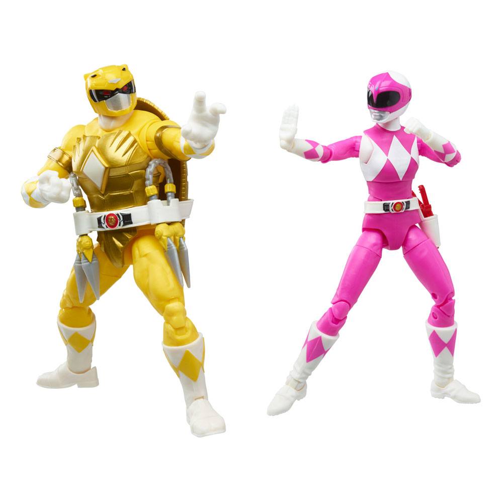 Power Rangers x TMNT Lightning Collection Action Figures 2022 Morphed April O´Neil & Morphed Michelangelo