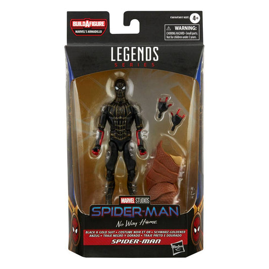 Spider-Man Marvel Legends Series Action Figures 15 cm 2022 Wave 1 Spider-Man (Black & Gold Suit) (Spider-Man: No Way Home)