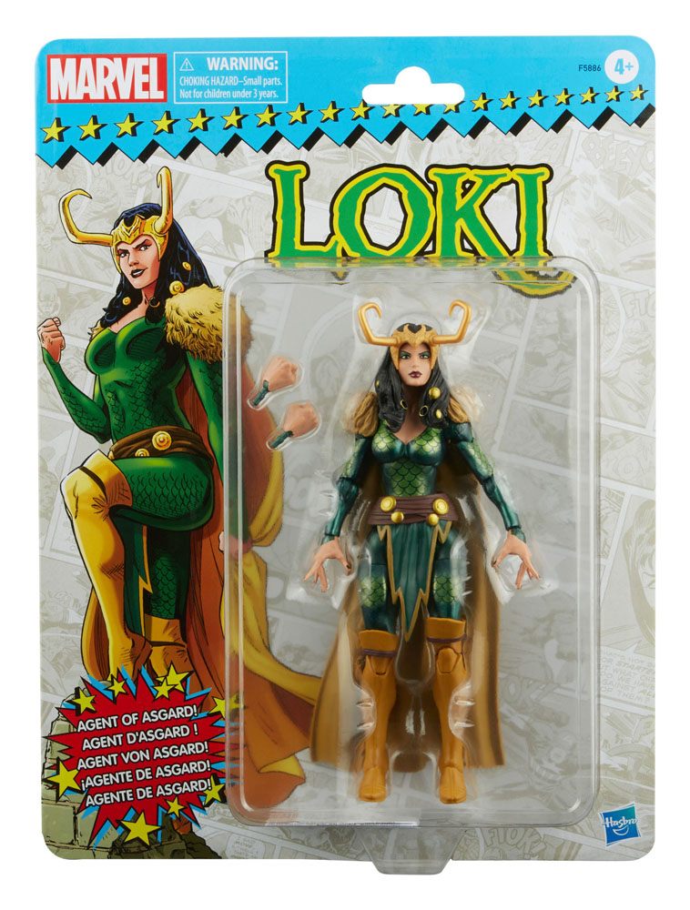 Marvel Legends Retro Collection Series Action Figure 2022 Loki - Agent of Asgard 15 cm