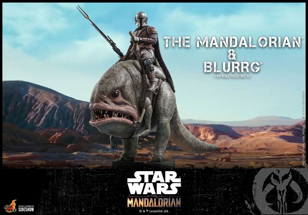 Star Wars The Mandalorian Action Figure 2-Pack 1/6 The Mandalorian & Blurrg 37 cm