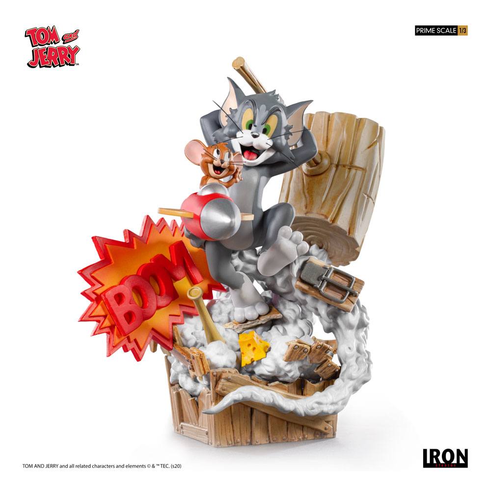 Tom & Jerry Prime Scale Statue 1/3 Tom & Jerry 21 cm