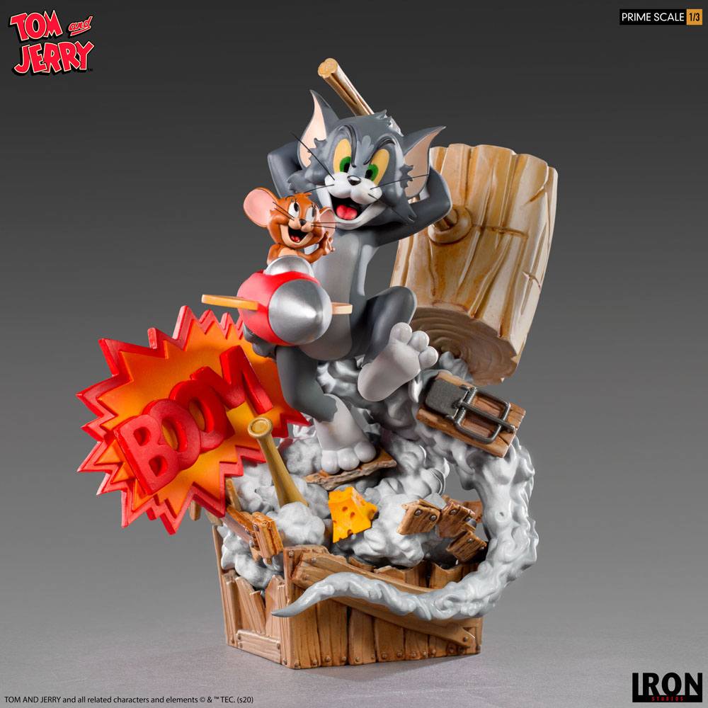 Tom & Jerry Prime Scale Statue 1/3 Tom & Jerry 21 cm