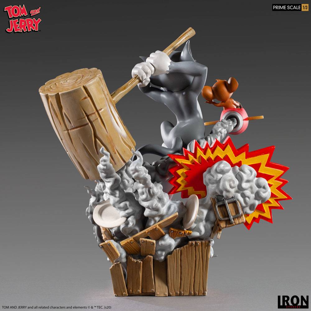 Tom & Jerry Prime Scale Statue 1/3 Tom & Jerry 21 cm