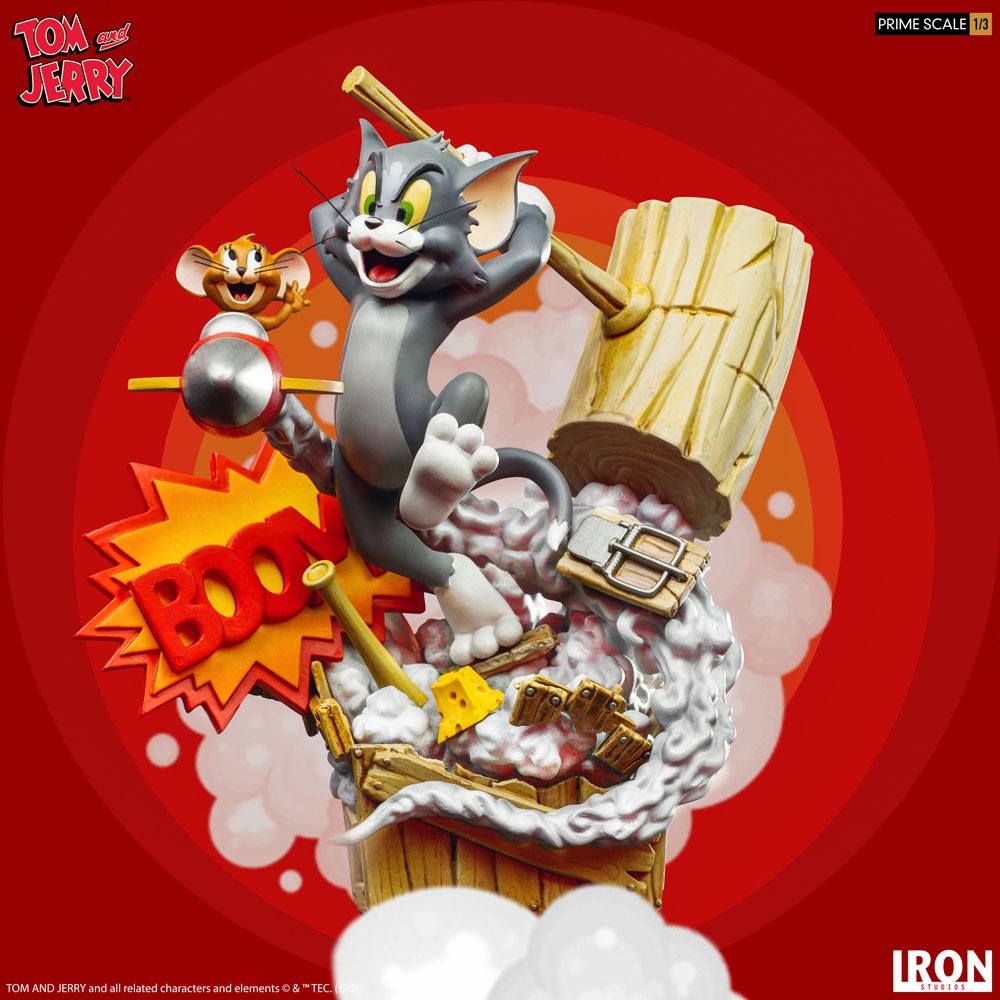 Tom & Jerry Prime Scale Statue 1/3 Tom & Jerry 21 cm