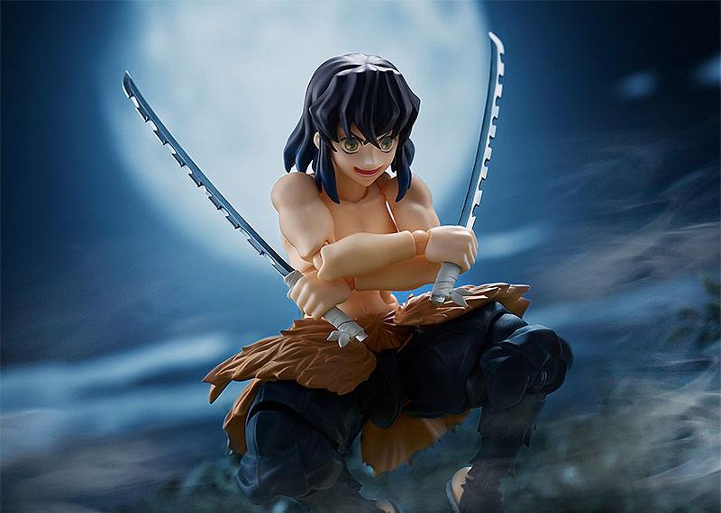 Demon Slayer: Kimetsu no Yaiba Figma Action Figure Inosuke Hashibira DX Edition 14 cm