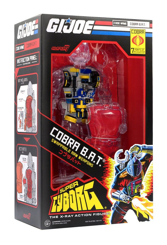 G.I. Joe Action Figure Super Cyborg Cobra B.A.T. (Clear) 28 cm