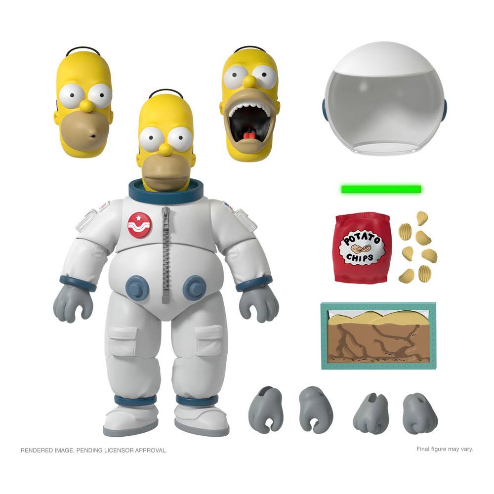 The Simpsons Ultimates Action Figure Deep Space Homer 18 cm
