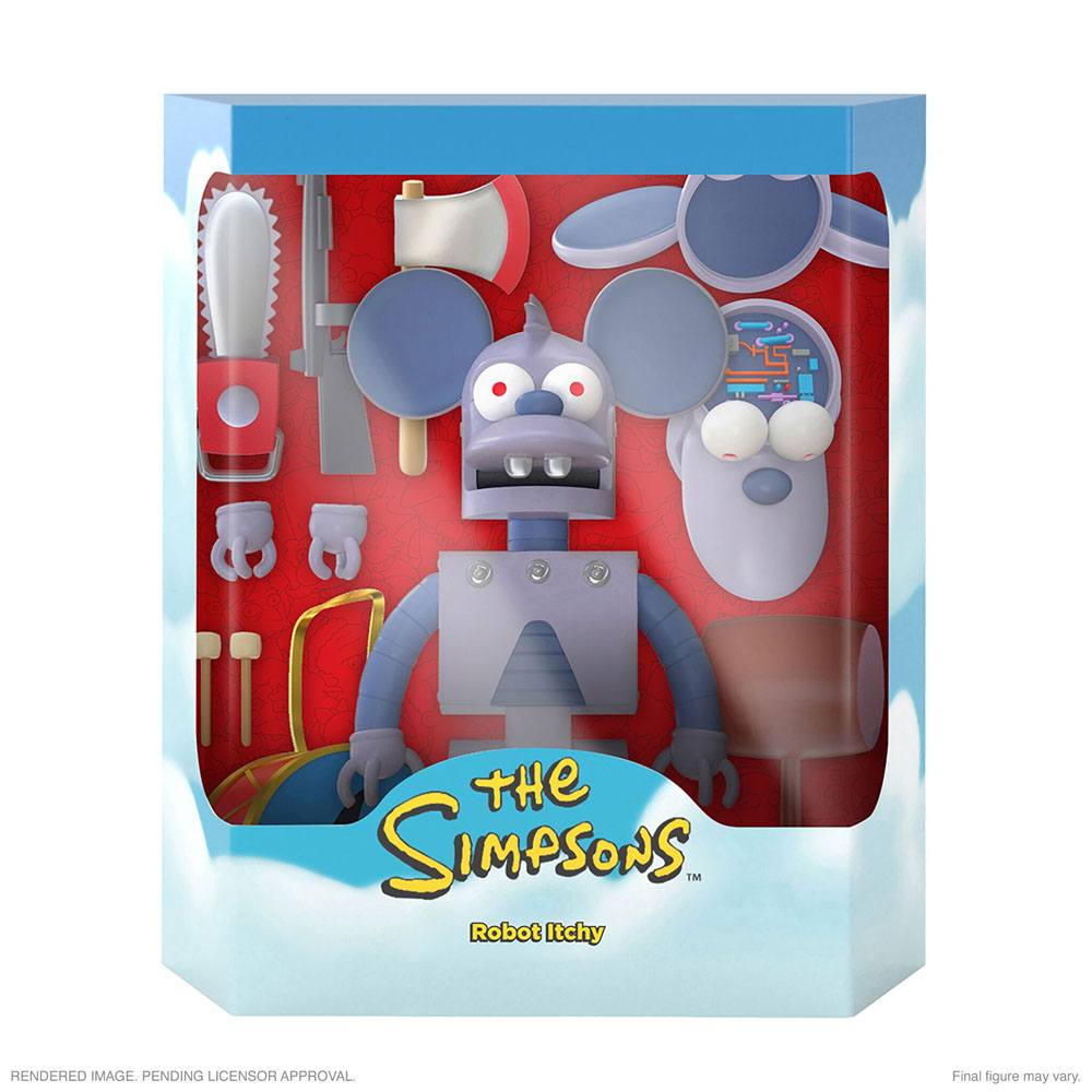 The Simpsons Ultimates Action Figure Robot Itchy 18 cm