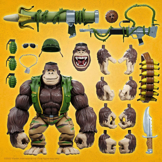 'Pre Order* Teenage Mutant Ninja Turtles Ultimates Action Figure Guerrilla Gorilla 20 cm