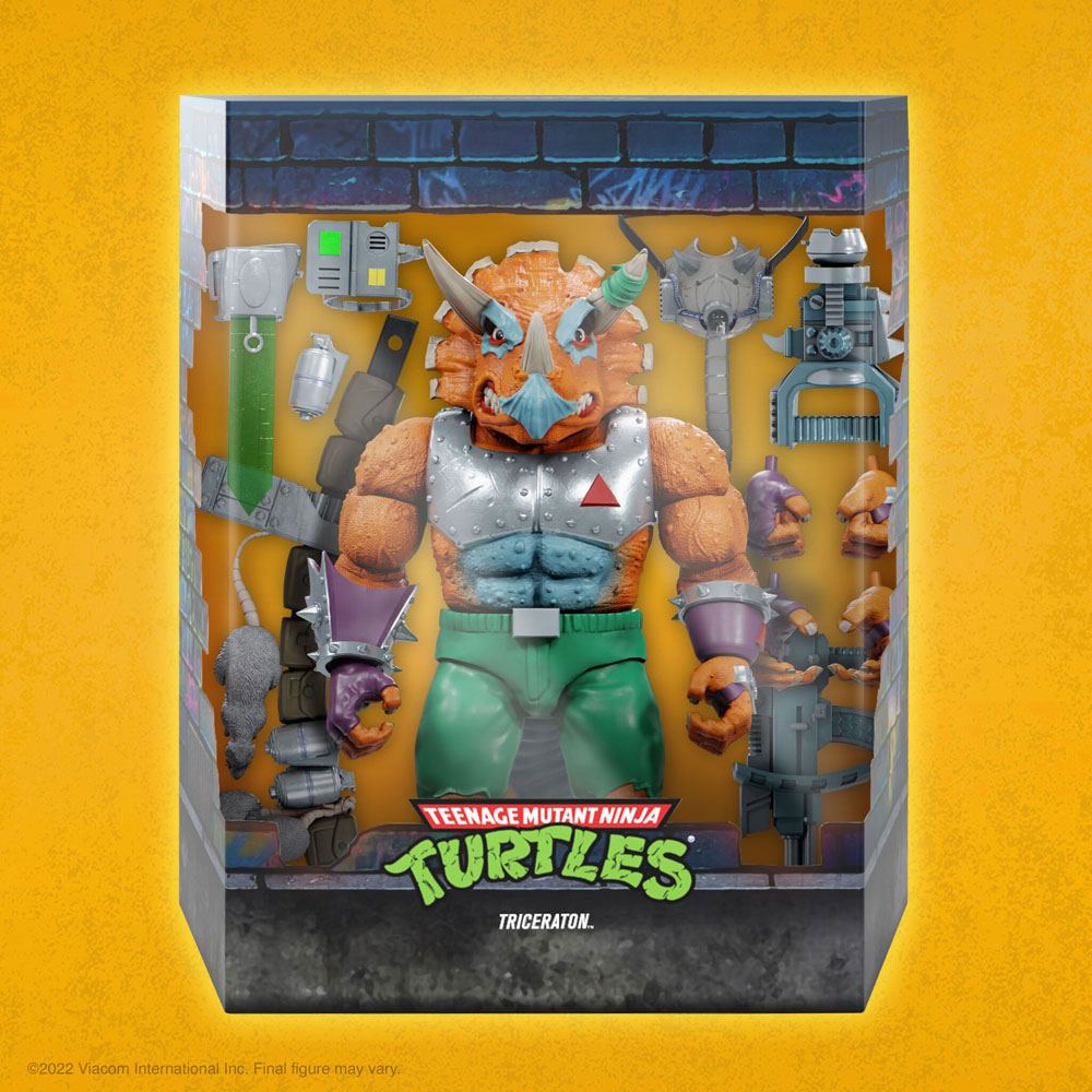 *Pre Order* Teenage Mutant Ninja Turtles Ultimates Action Figure Triceraton 20 cm
