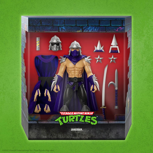 *Pre Order* Teenage Mutant Ninja Turtles Ultimates Action Figure Shredder (Silver Armor) 18 cm